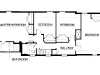 2nd Floor Floor Plan - 4 bedrooms & 2 bathrooms